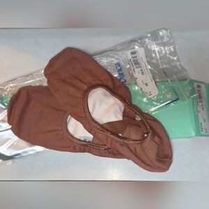 So Dansa Bliss SD16 (Adult)Stretch Canvas Split Sole Ballet Shoe Mocha UK 5L